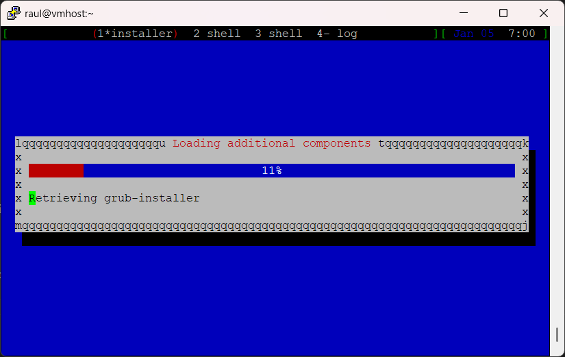 Instalación de paquetes base
