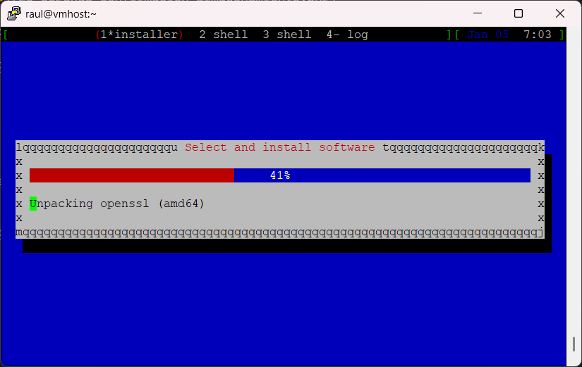Instalación paquetes adicionales